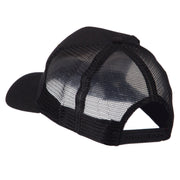 Europe Flag Letter Patched Mesh Cap