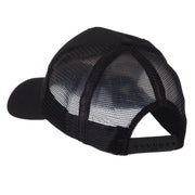 Europe Flag Letter Patched Mesh Cap