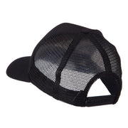 Europe Flag Letter Patched Mesh Cap