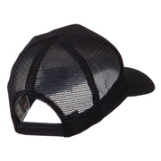 Europe Flag Letter Patched Mesh Cap