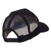 Europe Flag Letter Patched Mesh Cap