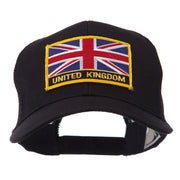 Europe Flag Letter Patched Mesh Cap