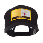 Europe Flag Letter Patched Mesh Cap