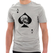 Special Forces Ace Death Card Graphic Short Sleeve Cotton Jersey T-Shirt