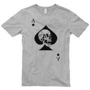 Special Forces Ace Death Card Graphic Short Sleeve Cotton Jersey T-Shirt