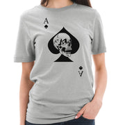 Special Forces Ace Death Card Graphic Short Sleeve Cotton Jersey T-Shirt