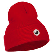 Monster Eye Ball Embroidered Long Beanie