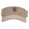 Dollar Symbol Embroidered Cotton Twill Sun Visor