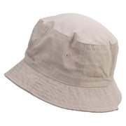 You Win Embroidered Pigment Dyed Bucket Hat - Khaki OSFM