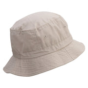 You Win Embroidered Pigment Dyed Bucket Hat - Khaki OSFM