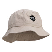 You Win Embroidered Pigment Dyed Bucket Hat - Khaki OSFM