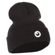 Monster Eye Ball Embroidered Long Beanie