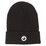 Monster Eye Ball Embroidered Long Beanie