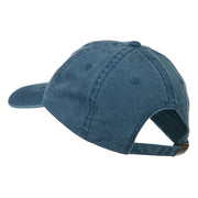 Alabama State Map Embroidered Washed Cap