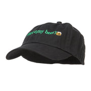 Where's My Beer Embroidered Low Cap