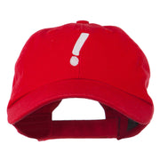 Exclamation Point Embroidered Cap