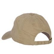 Minnesota with Map Outline Embroidered Washed Cotton Twill Cap