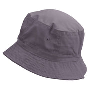 You Win Embroidered Pigment Dyed Bucket Hat - Charcoal OSFM