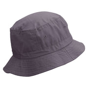 You Win Embroidered Pigment Dyed Bucket Hat - Charcoal OSFM