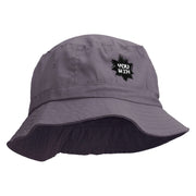 You Win Embroidered Pigment Dyed Bucket Hat - Charcoal OSFM