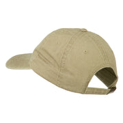 Alabama State Map Embroidered Washed Cap