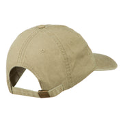 Alabama State Map Embroidered Washed Cap