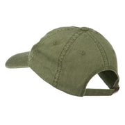 Alabama State Map Embroidered Washed Cap