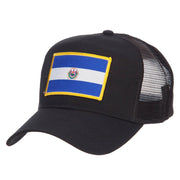 El Salvador Flag Patched Mesh Cap