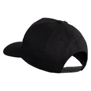101st Airborne Division Screaming Eagles Patched Solid Cotton Twill Pro Style Cap - Black OSFM