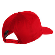 1st Cavalry Division Vietnam Veteran Patched Solid Cotton Twill 5 Panel Prostyle Snap Cap - Red OSFM