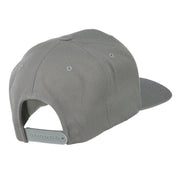 Old English N Embroidered Flat Bill Cap