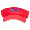 Flag Pattern Eagle Embroidered Pro Style Cotton Twill Washed Visor