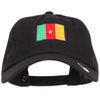 Cameroon Flag Embroidered Washed Cap