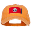 Tennessee State Flag Embroidered Washed Cap