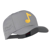 Eighth Note Music Symbol Embroidered Cap