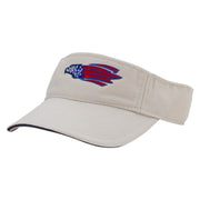 Flag Pattern Eagle Embroidered Pro Style Cotton Twill Washed Visor