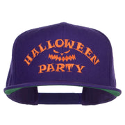 Halloween Party Embroidered Snapback Cap