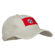 Tennessee State Flag Embroidered Washed Cap