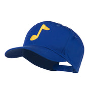 Eighth Note Music Symbol Embroidered Cap