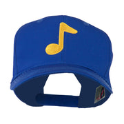 Eighth Note Music Symbol Embroidered Cap