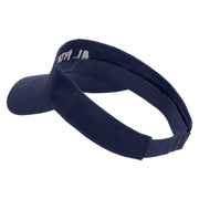 All Star Embroidered Cotton Twill Sun Visor - Navy OSFM