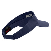 All Star Embroidered Cotton Twill Sun Visor - Navy OSFM