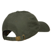 Cameroon Flag Embroidered Washed Cap