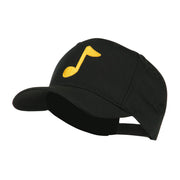 Eighth Note Music Symbol Embroidered Cap