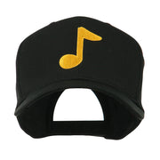 Eighth Note Music Symbol Embroidered Cap