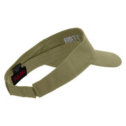 All Star Embroidered Cotton Twill Sun Visor - Khaki OSFM