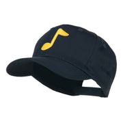 Eighth Note Music Symbol Embroidered Cap