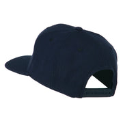 Old English N Embroidered Flat Bill Cap