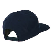 Old English N Embroidered Flat Bill Cap