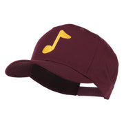 Eighth Note Music Symbol Embroidered Cap